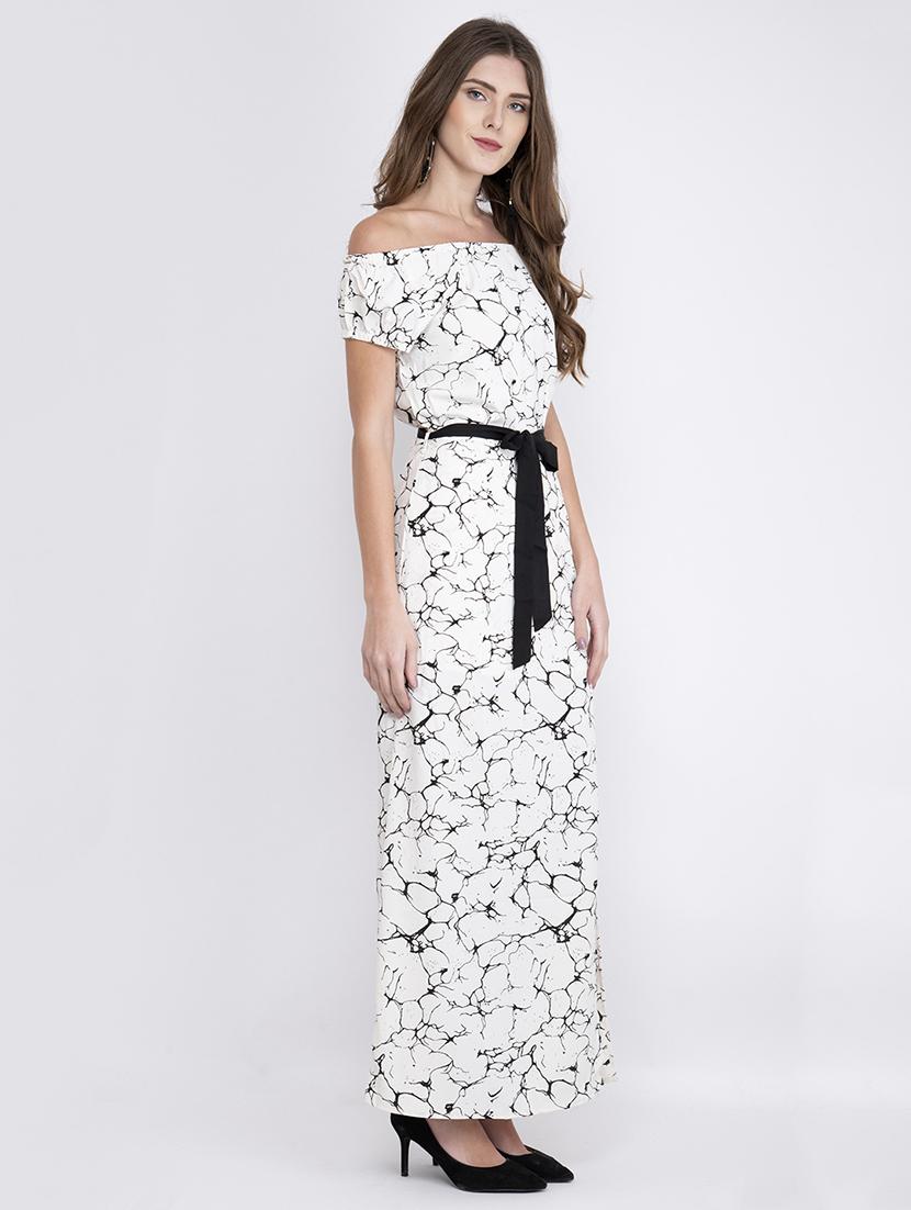 tie front high slit maxi dress - 17333357 - Zoom Image - 2