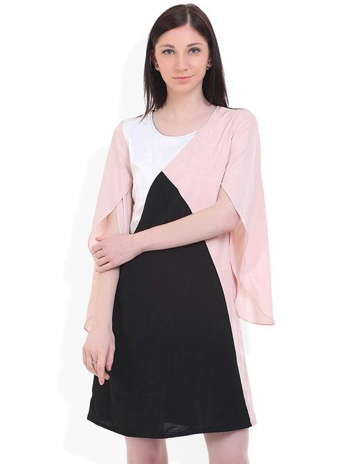 cold shoulder a-line dress - 17333382 - Standard Image - 1
