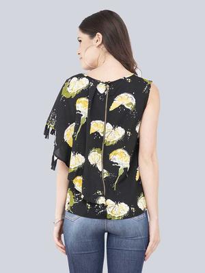 single bell sleeved quirky top - 17333406 - Standard Image - 3