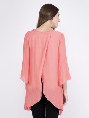 embellished detail layered top - 17333411 - Standard Image - 3