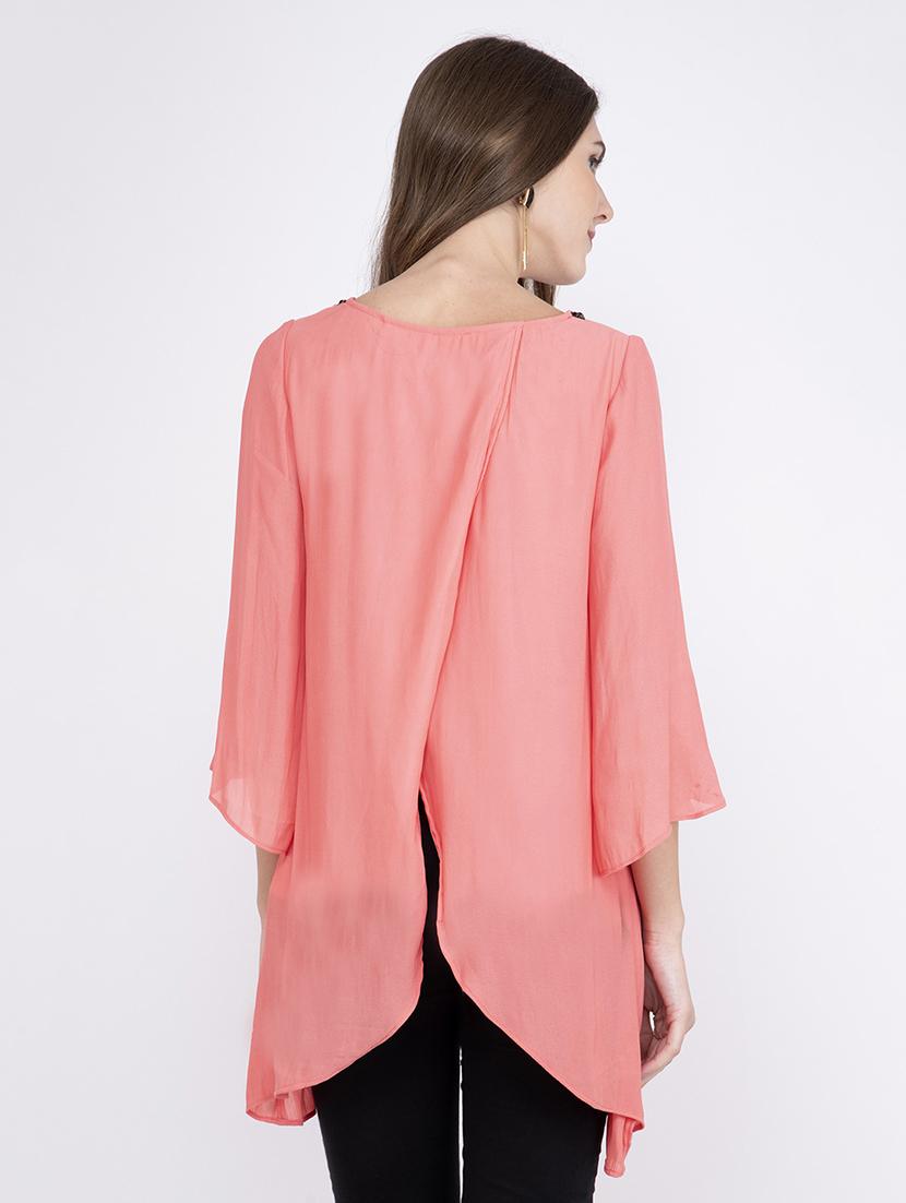 embellished detail layered top - 17333411 - Zoom Image - 3