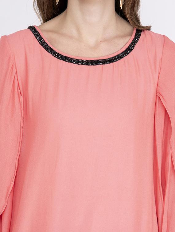 embellished detail layered top - 17333411 - Zoom Image - 5