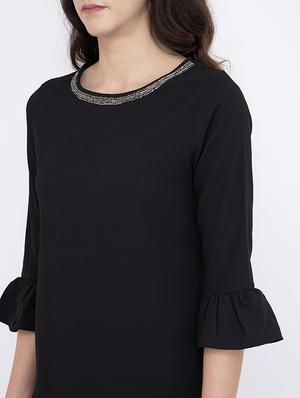 embellished detail bell sleeved top - 17333420 - Standard Image - 5