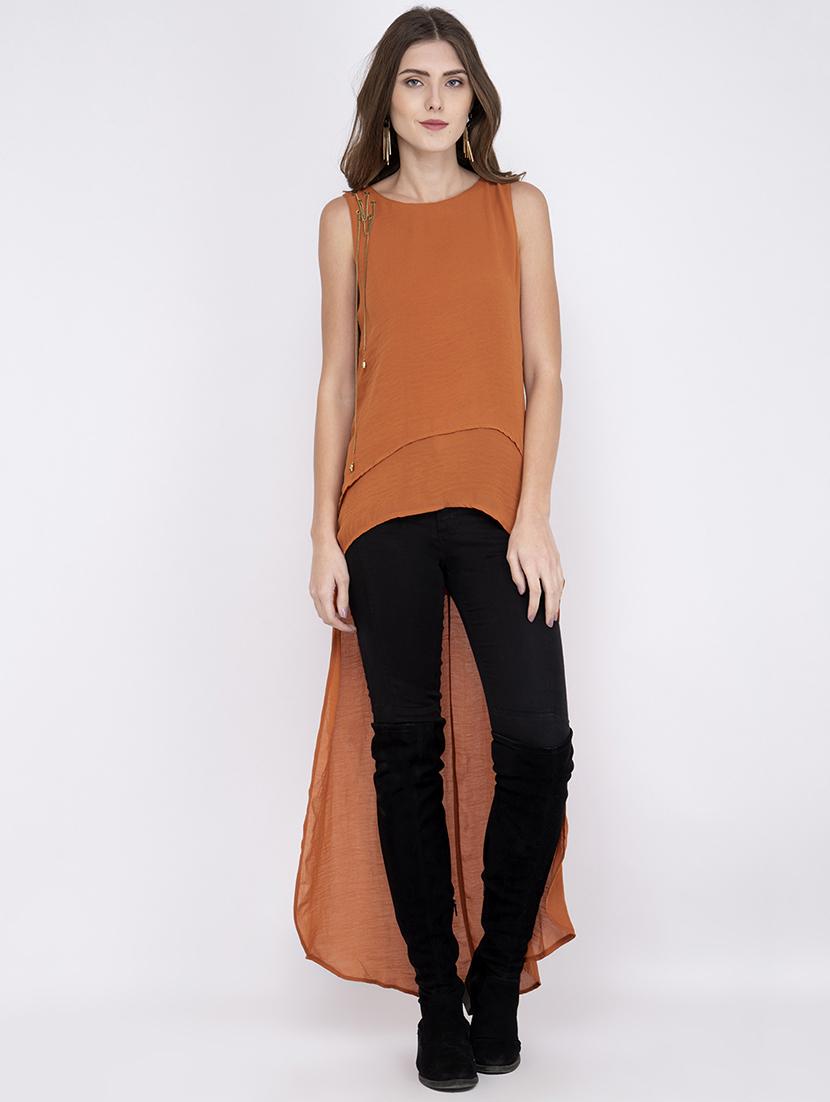 embellished detail high low top - 17333433 - Zoom Image - 1