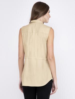 embellished detail drawstring top - 17333434 - Standard Image - 3