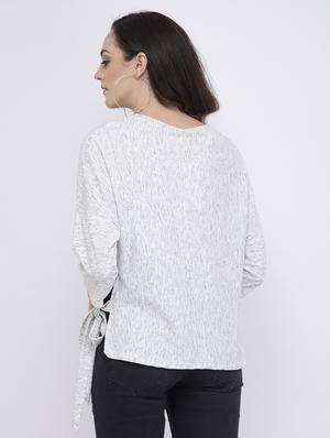 side tie knot embellished top - 17333439 - Standard Image - 3