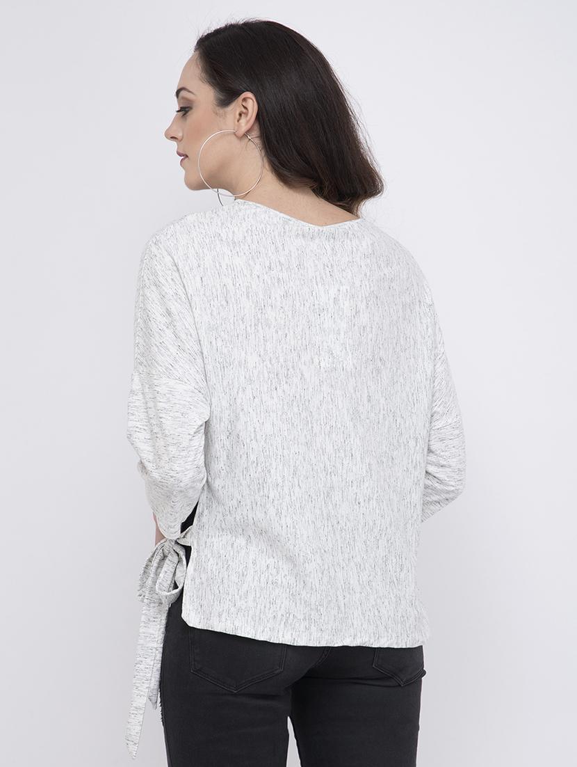 side tie knot embellished top - 17333439 - Zoom Image - 3