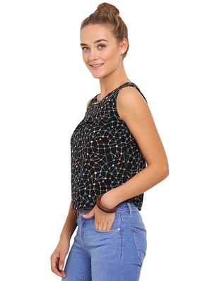 embellished detail crop top - 17333454 - Standard Image - 2