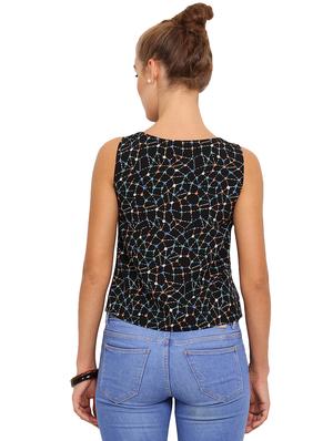 embellished detail crop top - 17333454 - Standard Image - 3