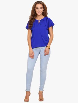 key hole neck cape top - 17333455 - Standard Image - 4
