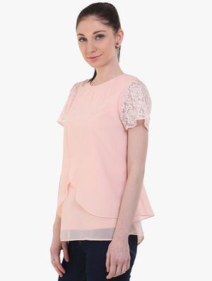 tie back layered top - 17333471 - Standard Image - 2
