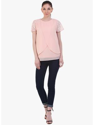 tie back layered top - 17333471 - Standard Image - 4