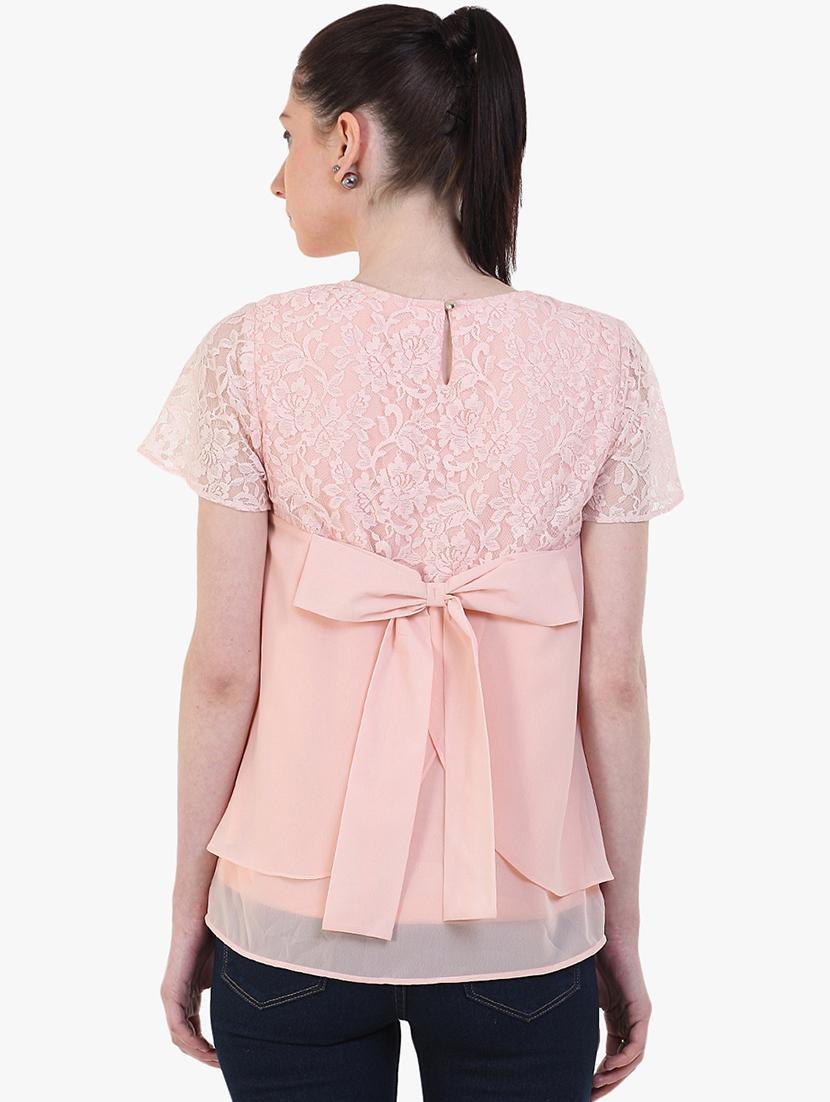 tie back layered top - 17333471 - Zoom Image - 3