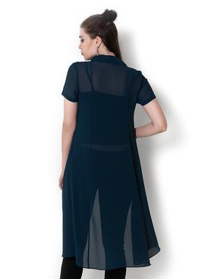 embellished detail high low top - 17333477 - Standard Image - 3
