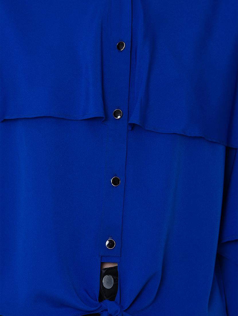 cold shoulder tie front top - 17333479 - Zoom Image - 5