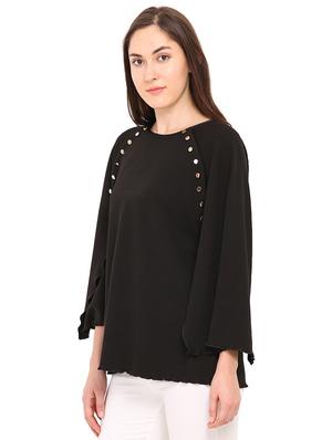 slit sleeves top - 17333486 - Standard Image - 2