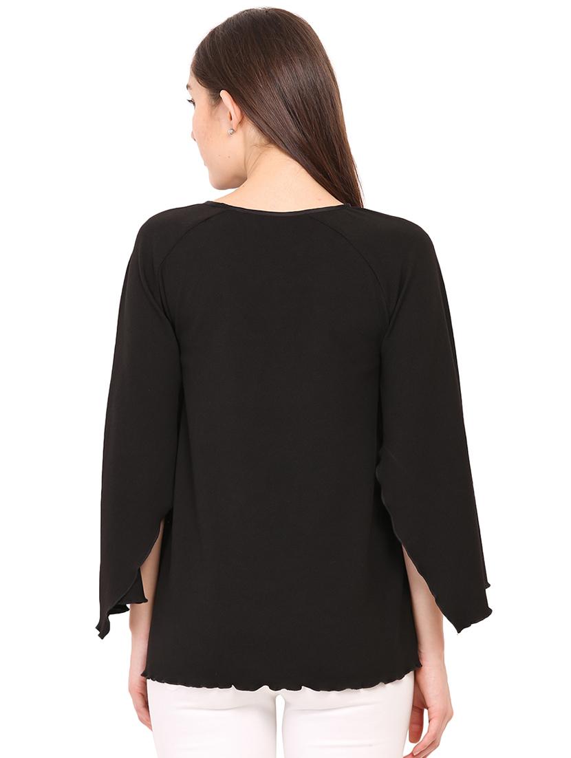 slit sleeves top - 17333486 - Zoom Image - 3
