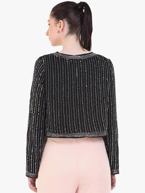 embellished regular jacket - 17333495 - Standard Image - 3