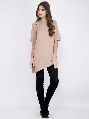 embellished asymmetric tunic - 17333502 - Standard Image - 4