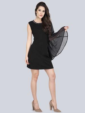 single shoulder sheath dress - 17333503 - Standard Image - 4
