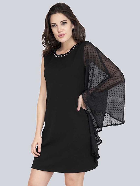 single shoulder sheath dress - 17333503 - Zoom Image - 2