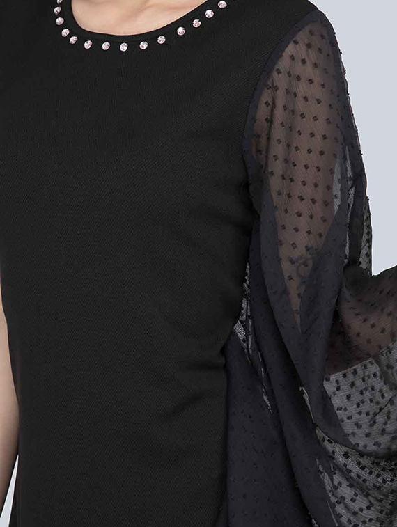 single shoulder sheath dress - 17333503 - Zoom Image - 5