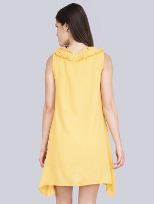 embellished neck asymmetric dress - 17333504 - Standard Image - 3