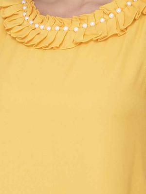 embellished neck asymmetric dress - 17333504 - Standard Image - 5