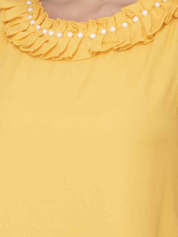 embellished neck asymmetric dress - 17333504 - Zoom Image - 5