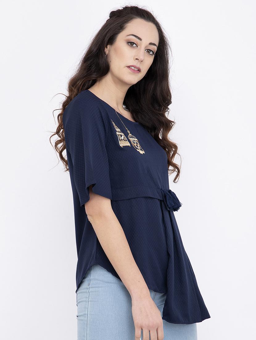 embellished stylised high low top - 17333521 - Zoom Image - 2