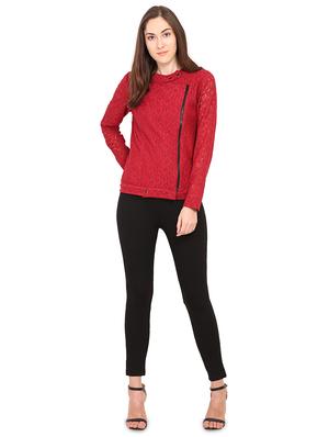 red laced jacket - 17333529 - Standard Image - 4