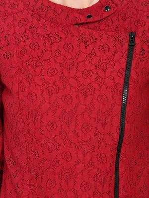 red laced jacket - 17333529 - Standard Image - 5