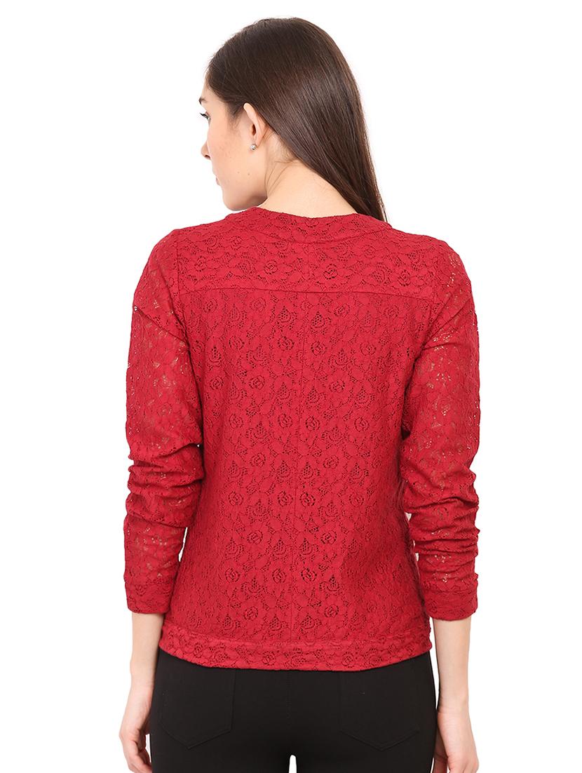red laced jacket - 17333529 - Zoom Image - 3