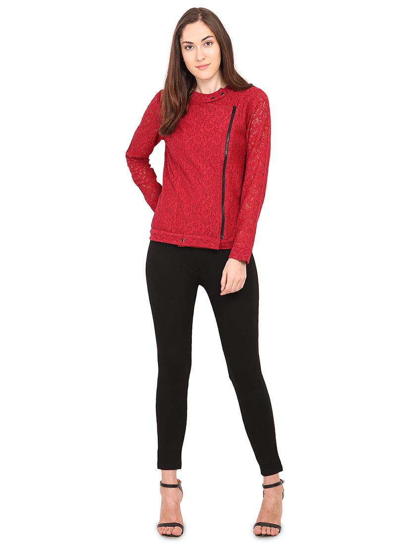 red laced jacket - 17333529 - Zoom Image - 4