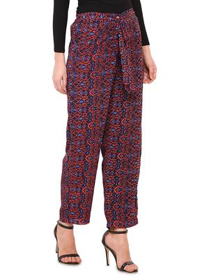 tie front straight palazzo - 17333531 - Standard Image - 2