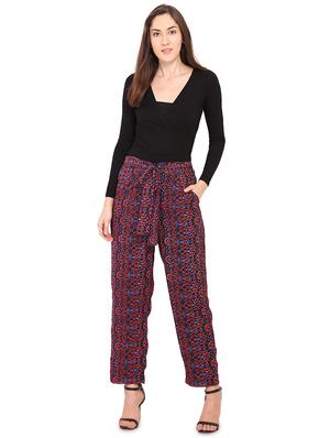 tie front straight palazzo - 17333531 - Standard Image - 4