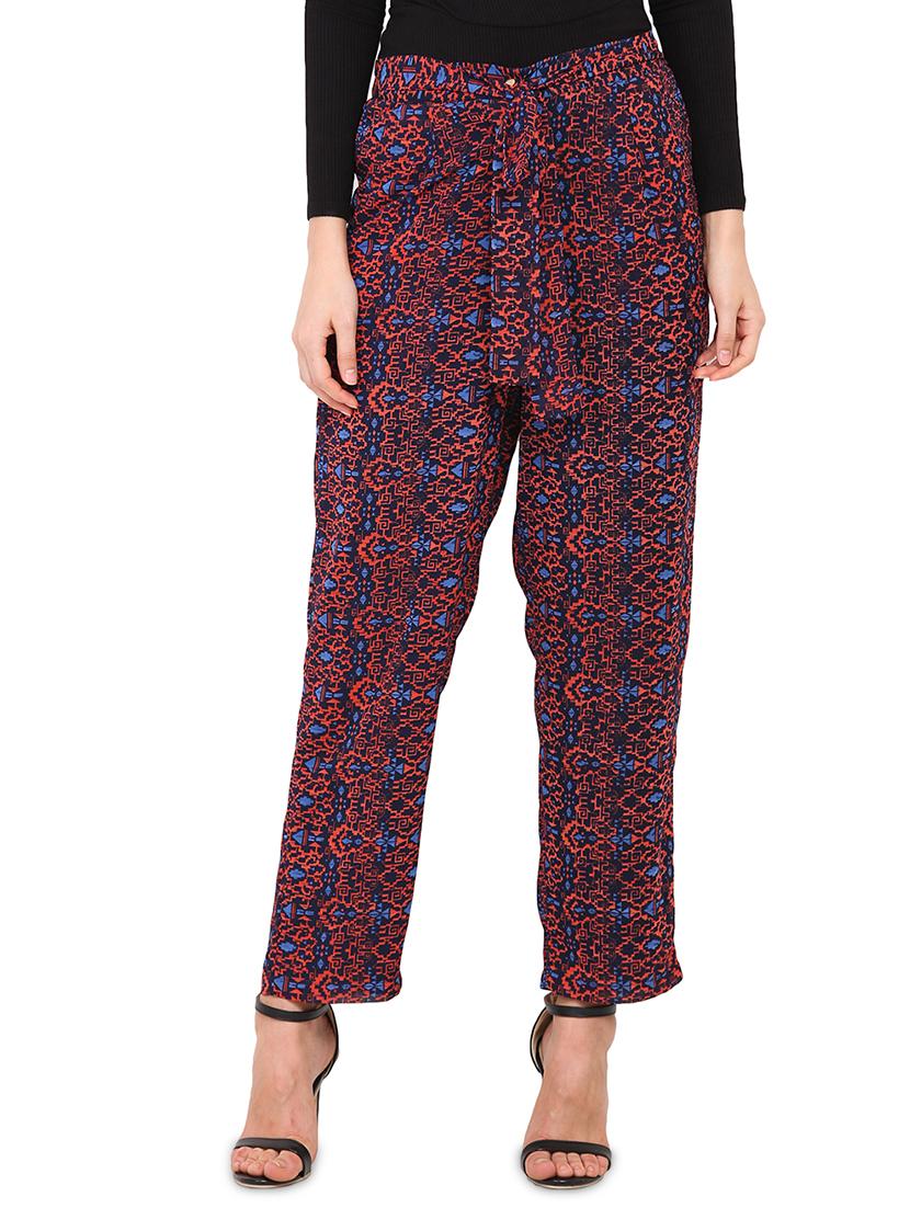 tie front straight palazzo - 17333531 - Zoom Image - 1