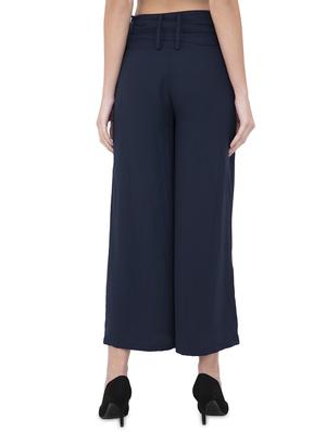 tie front flared palazzo - 17333537 - Standard Image - 3