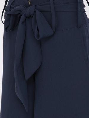 tie front flared palazzo - 17333537 - Standard Image - 4