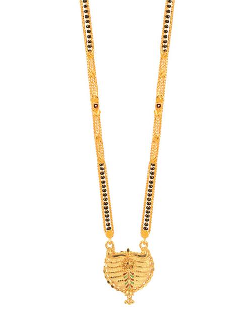 golden metal mangalsutra - 17333660 - Standard Image - 1