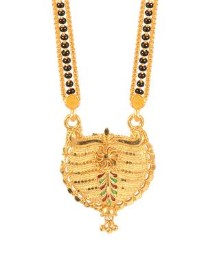 golden metal mangalsutra - 17333660 - Standard Image - 2