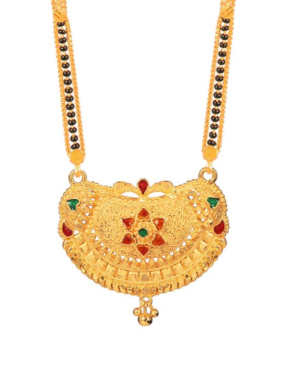 golden metal mangalsutra - 17333661 - Zoom Image - 2
