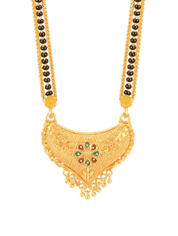 golden metal mangalsutra - 17333663 - Zoom Image - 2