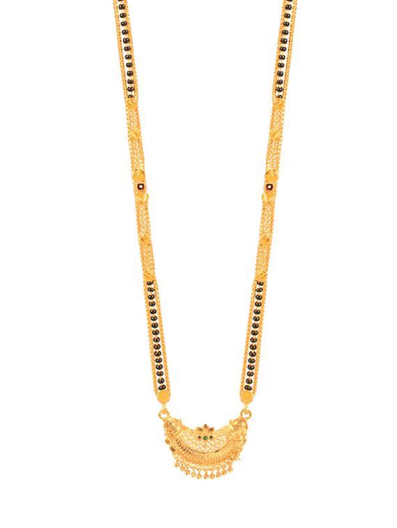 golden metal mangalsutra - 17333664 - Zoom Image - 1