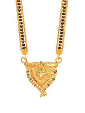 golden metal mangalsutra - 17333665 - Standard Image - 2