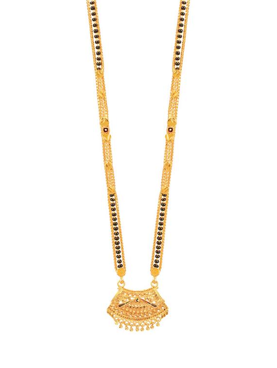 golden metal mangalsutra - 17333666 - Zoom Image - 1