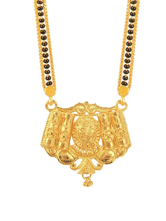 golden metal mangalsutra - 17333667 - Zoom Image - 2