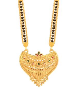 golden metal mangalsutra - 17333670 - Standard Image - 2