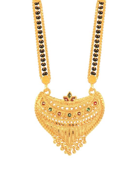 golden metal mangalsutra - 17333670 - Zoom Image - 2