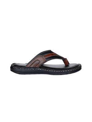 black faux leather slip on sandals - 17333738 - Standard Image - 2